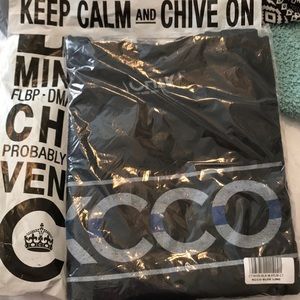 Chive thin blue line tee